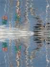 USA, Washington State, La Push Harbor. Reflection in harbor water. Art Print